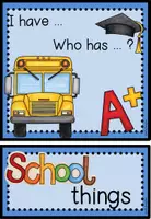 Aperçu - Apprentissages en autonomie - At school - I have ... Who has ... ? - Page 1