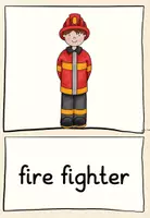 Aperçu - Cartes / Images - At the fire brigade - word & picture cards - Page 2