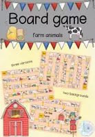 Aperçu - Jeux - Board game / Spielfeld farm animals - Page de couverture