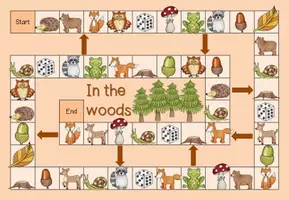 Aperçu - Apprentissages en autonomie - Board game / Spielfeld wild animals - Page 1
