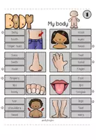 Aperçu - Apprentissages en autonomie - Body - Clip cards / Klammerkarten - Page 1