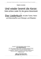 Vorschau - Text - Und wieder brennt die Kerze - Viele schöne Lieder für die ganze Adventszeit. Das Liederbuch zum Mitsingen und Mitspielen - Seite 1