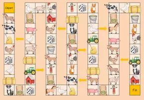 Aperçu - Jeux - Course des animaux "animaux de ferme" - Page 3