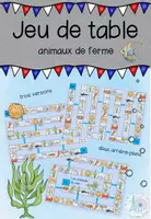 Aperçu - Jeux - Course des animaux "animaux de la mer" - Page de couverture