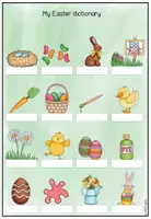 Aperçu - Préparation de séquence / Séquence complète - Easter - Dictionary / words - Page 1