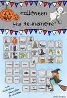 Aperçu - Apprentissages en autonomie - Halloween - Jeu de mémoire® - Page de couverture
