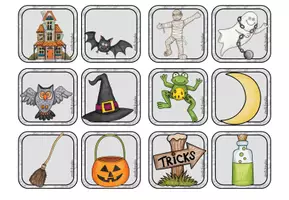 Aperçu - Apprentissages en autonomie - Halloween - Jeu de mémoire® - Page 2