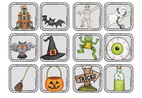 Aperçu - Jeux - Halloween - Matching pairs - Page 2