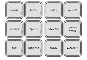 Aperçu - Jeux - Halloween - Matching pairs - Page 3