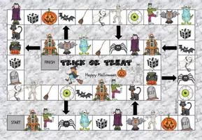 Aperçu - Jeux - Halloween - Trick or Treat Spielfeld - Page 1
