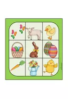 Aperçu - Apprentissages en autonomie - Pâques - Bingo - Page 2