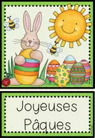 Aperçu - Préparation de séance / Séance complète - Pâques - Cartes de mots et d'images - Page 1