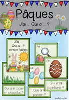 Aperçu - Apprentissages en autonomie - Pâques - J'ai ... Qui a ... ? - Page de couverture