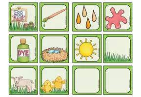 Aperçu - Apprentissages en autonomie - Pâques - Jeu de mémoire® - Page 2