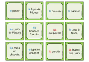 Aperçu - Apprentissages en autonomie - Pâques - Jeu de mémoire® - Page 3