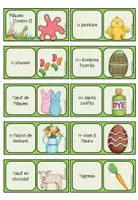 Aperçu - Apprentissages en autonomie - Pâques / Ostern - Domino Spiel Französisch - Page 3