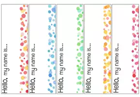 Vorschau - Merkblätter - Aquarell Namensschilder Deutsch / Englisch Classroom Phrases - Seite 3