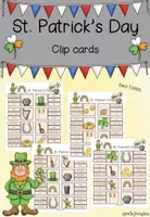 Aperçu - Préparation de séquence / Séquence complète - Saint Patrick's Day - Clip cards / Klammerkarten - Page de couverture