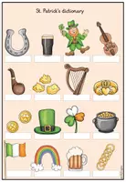 Aperçu - Préparation de séance / Séance complète - Saint Patrick's Day - Dictionaries and words - Page 1