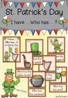 Aperçu - Préparation de séquence / Séquence complète - Saint Patrick's Day - I have ... Who has ... ? - Page de couverture
