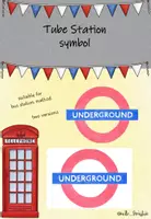 Aperçu - Cartes / Images - Tube Station symbol *UNDERGROUND* - Page de couverture