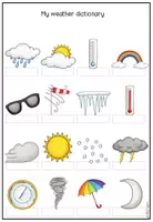 Aperçu - Feuilles d'exercices - Weather - Dictionary words writing (differenziert) - Page 3
