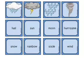 Aperçu - Apprentissages en autonomie - Weather - Matching pairs - Page 2