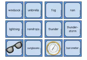 Aperçu - Apprentissages en autonomie - Weather - Matching pairs - Page 3