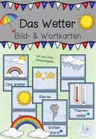 Aperçu - Inclusion - Wetter - Bild- & / und Wortkarten - Page de couverture