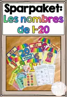 Aperçu - Préparation de séance / Séance complète - Sparpaket: Les nombres (1-20) - Page de couverture