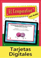 Aperçu - Cartes d'exercices - El Comparativo (Boom Cards) - Page de couverture