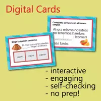 Aperçu - Cartes d'exercices - El Futuro: (Boom Cards) - Page 2