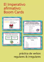 Aperçu - Présentation / Support pour le tableau - El Imperativo afirmativo (Boom Cards) - Page 3