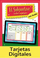 Aperçu - Fichier audio - El Subjuntivo: (Boom Cards) + Pdf - Page de couverture