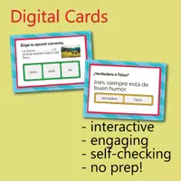 Aperçu - Cartes d'exercices - Ser, Estar, Tener: (Boom Cards) - Page 1