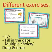 Aperçu - Cartes d'exercices - Ser, Estar, Tener: (Boom Cards) - Page 3