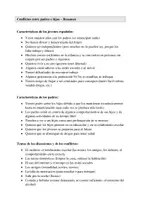 Aperçu - Fiches - De qué discuten padres e hijos - Resumen - Page de couverture