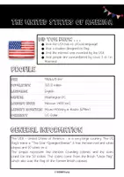 Aperçu - Préparation de séance / Séance complète - USA Reading Comprehension - Page 1