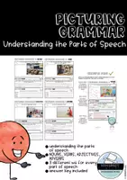 Aperçu - Préparation de séance / Séance complète - Picturing Grammar - Understanding the Parts of Speech - Page de couverture