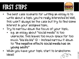 Aperçu - Préparation de séance / Séance complète - How To Write An Essay - BURGER METHOD - Page 3