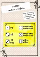 Vorschau - Spiele - Verben würfeln Spanisch - Deckblatt