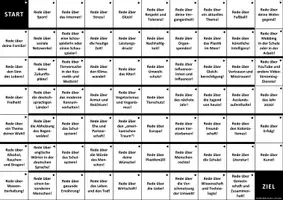 Vorschau - Spiele - Brettspiel: Gesprächsthemen (Konversation mit „Rede über …!“) - Deckblatt
