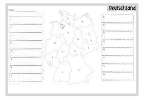 Vorschau - Unterrichtsreihen - Deutschland und seine Bundesländer - Materialpaket - Seite 1
