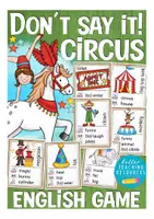 Vorschau - Aufgabenkarten - Don´t say it! AT THE CIRCUS Englisch - Deckblatt