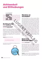 Vorschau - Arbeitsblätter - Musik und Entspannung– 44 Entspannungsspiele, Atemübungen, Fantasiereisen und Wohlfühllieder - Seite 3