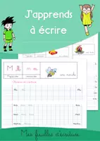 Aperçu - Feuilles d'exercices - J'apprends à écrire en cursive: les lettres et les mots - Page de couverture