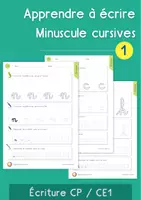 Aperçu - Apprentissages en autonomie - Le bon geste - Apprendre à écrire les minuscules cursives - Page de couverture