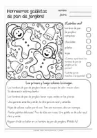 Vista previa - Hojas de trabajo - leer y dibujar Español NAVIDAD - página 1
