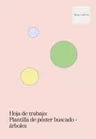 Vista previa - Manualidades / Dibujos para colorear - Se buscan árboles de plantilla de póster - página 2