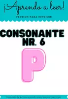 Vorschau - Arbeitsblätter - Iniciación a la lectura 6 - Letra P - Seite 1